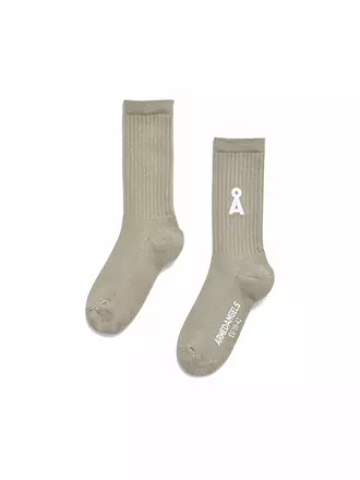 ARMEDANGELS | Socken SAAMUS BOLD dark cranberry | beige